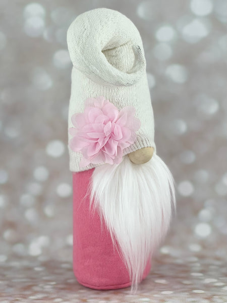 Pink and White Gnome