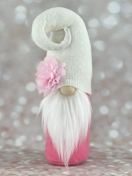 Pink and White Gnome