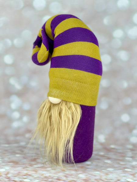 Purple and Gild School/Team Colors Gnome