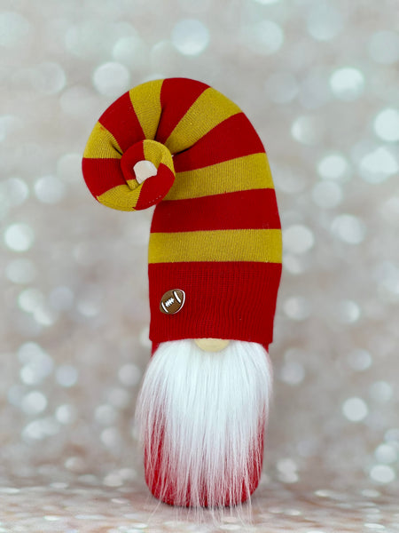 Red and Gold School/Team Colors Gnome