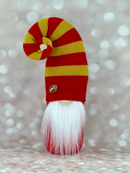 Red and Gold School/Team Colors Gnome