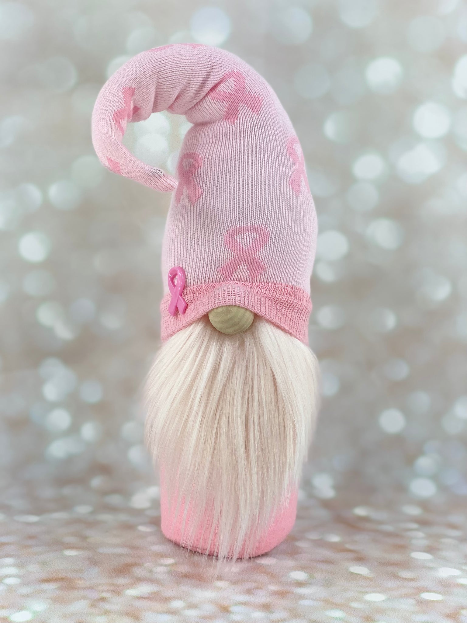 Breast Cancer Awareness Gnome